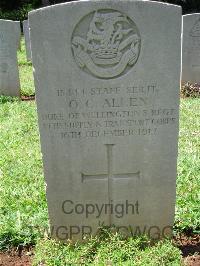 Dar Es Salaam War Cemetery - Allen, O C